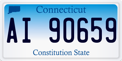 CT license plate AI90659