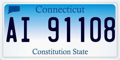 CT license plate AI91108