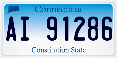 CT license plate AI91286