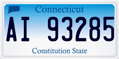 CT license plate AI93285