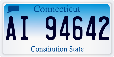 CT license plate AI94642