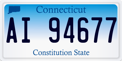 CT license plate AI94677