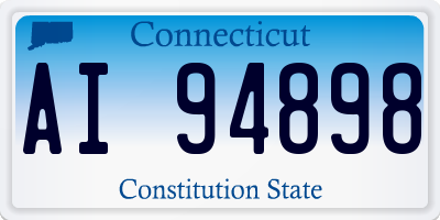 CT license plate AI94898