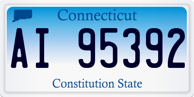 CT license plate AI95392