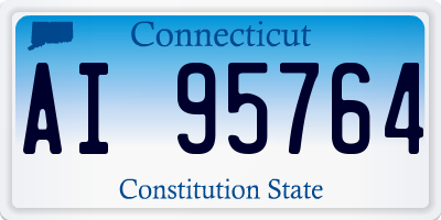 CT license plate AI95764