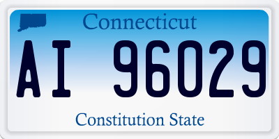 CT license plate AI96029
