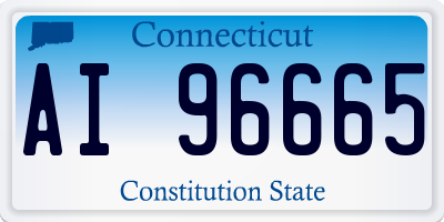 CT license plate AI96665