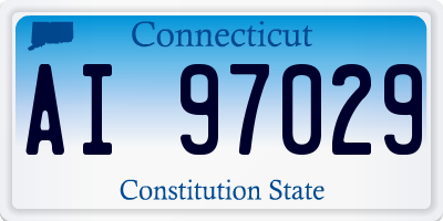 CT license plate AI97029