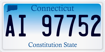 CT license plate AI97752