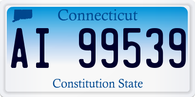CT license plate AI99539