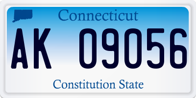 CT license plate AK09056