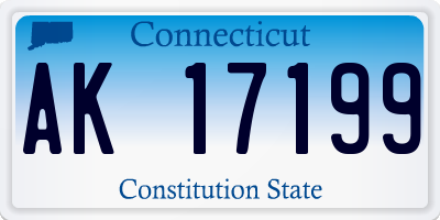 CT license plate AK17199