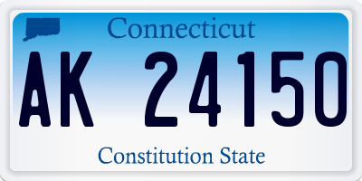 CT license plate AK24150