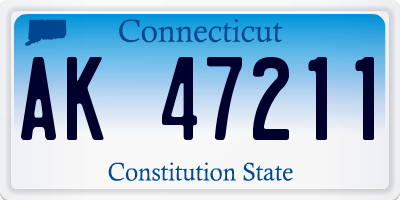 CT license plate AK47211