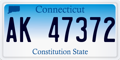 CT license plate AK47372