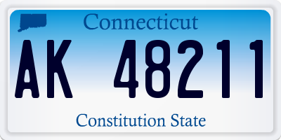 CT license plate AK48211
