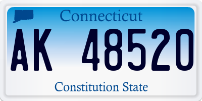 CT license plate AK48520
