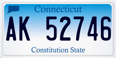 CT license plate AK52746