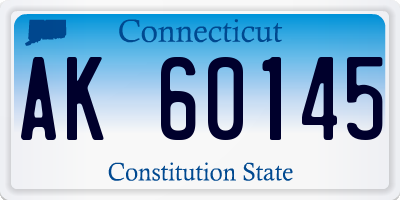 CT license plate AK60145