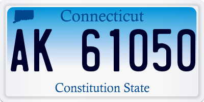 CT license plate AK61050