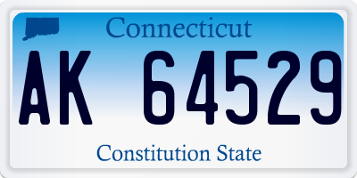 CT license plate AK64529