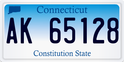CT license plate AK65128