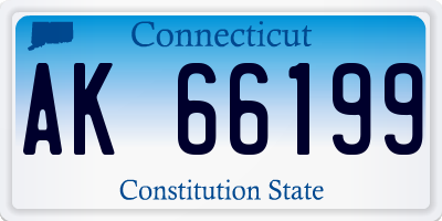 CT license plate AK66199