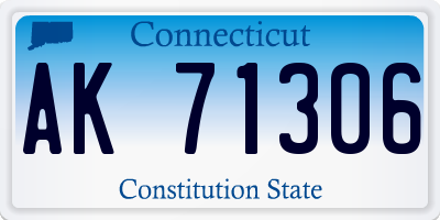 CT license plate AK71306
