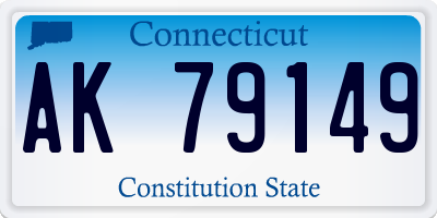CT license plate AK79149