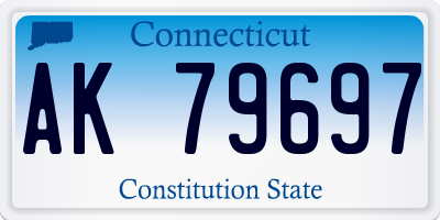 CT license plate AK79697
