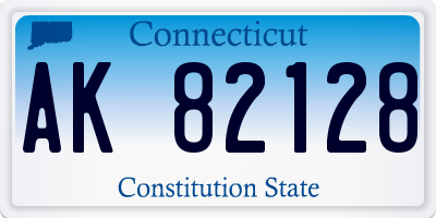 CT license plate AK82128