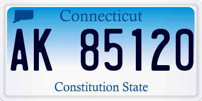 CT license plate AK85120