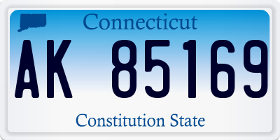CT license plate AK85169