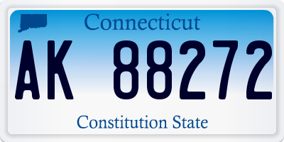 CT license plate AK88272