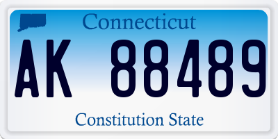 CT license plate AK88489