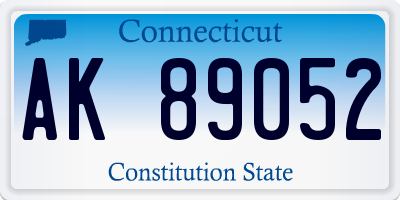 CT license plate AK89052