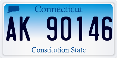 CT license plate AK90146
