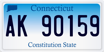 CT license plate AK90159