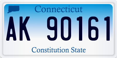 CT license plate AK90161