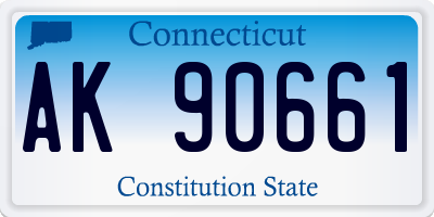 CT license plate AK90661