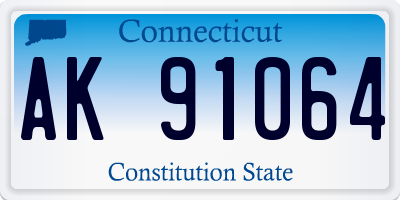 CT license plate AK91064