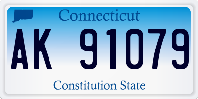 CT license plate AK91079