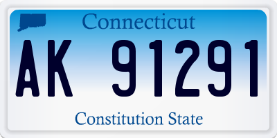 CT license plate AK91291