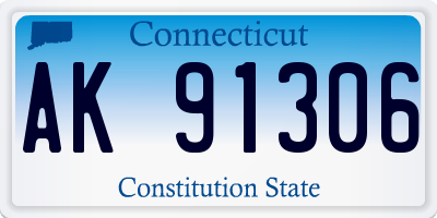 CT license plate AK91306