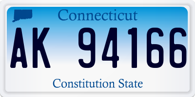 CT license plate AK94166