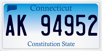 CT license plate AK94952