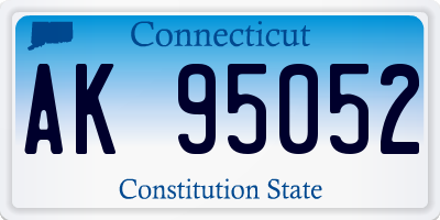 CT license plate AK95052