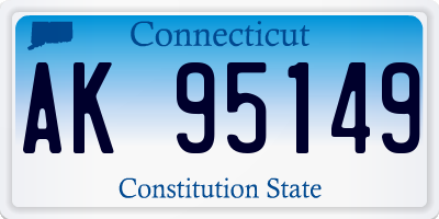 CT license plate AK95149
