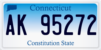 CT license plate AK95272