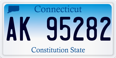 CT license plate AK95282